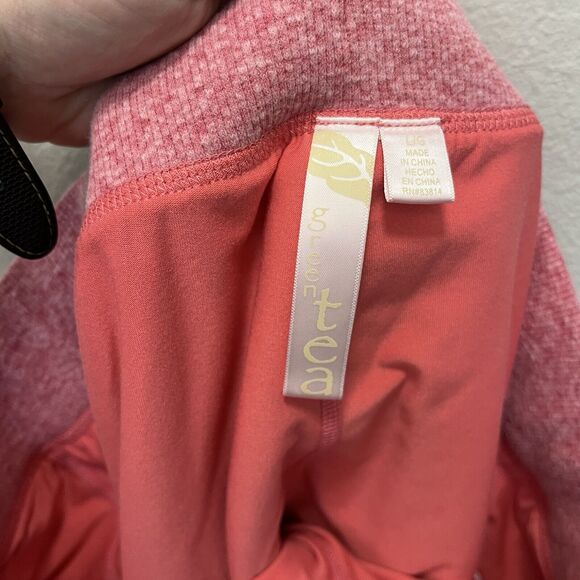 Green Tea | Pink Active Outdoor Casual Skort Skirt Size Large Zipper Pockets - Picture 5 of 6